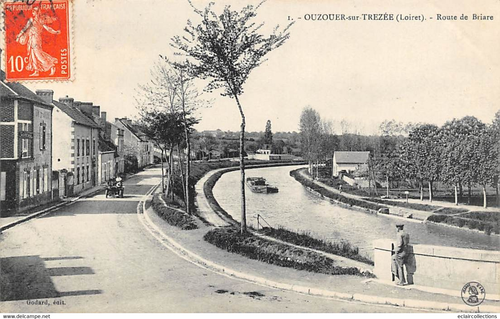 Ouzouer-sur-Trezée      45          Canal Et Route De Briare   (voir Scan) - Sonstige & Ohne Zuordnung