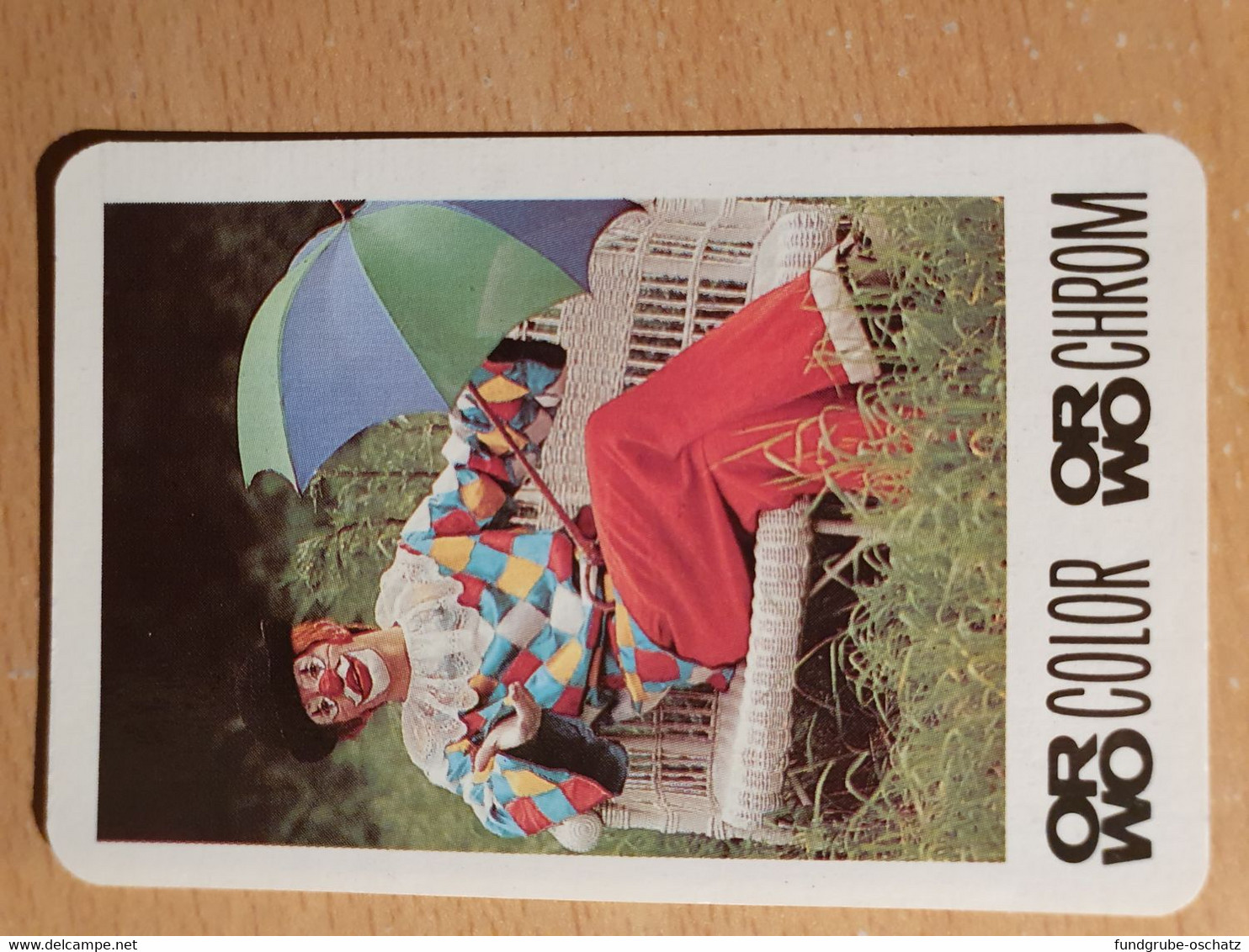 Pocket Calendar Taschenkalender DDR East Germany Filmfabrik Wolfen ORWO 1987 Clown - Grand Format : 1981-90