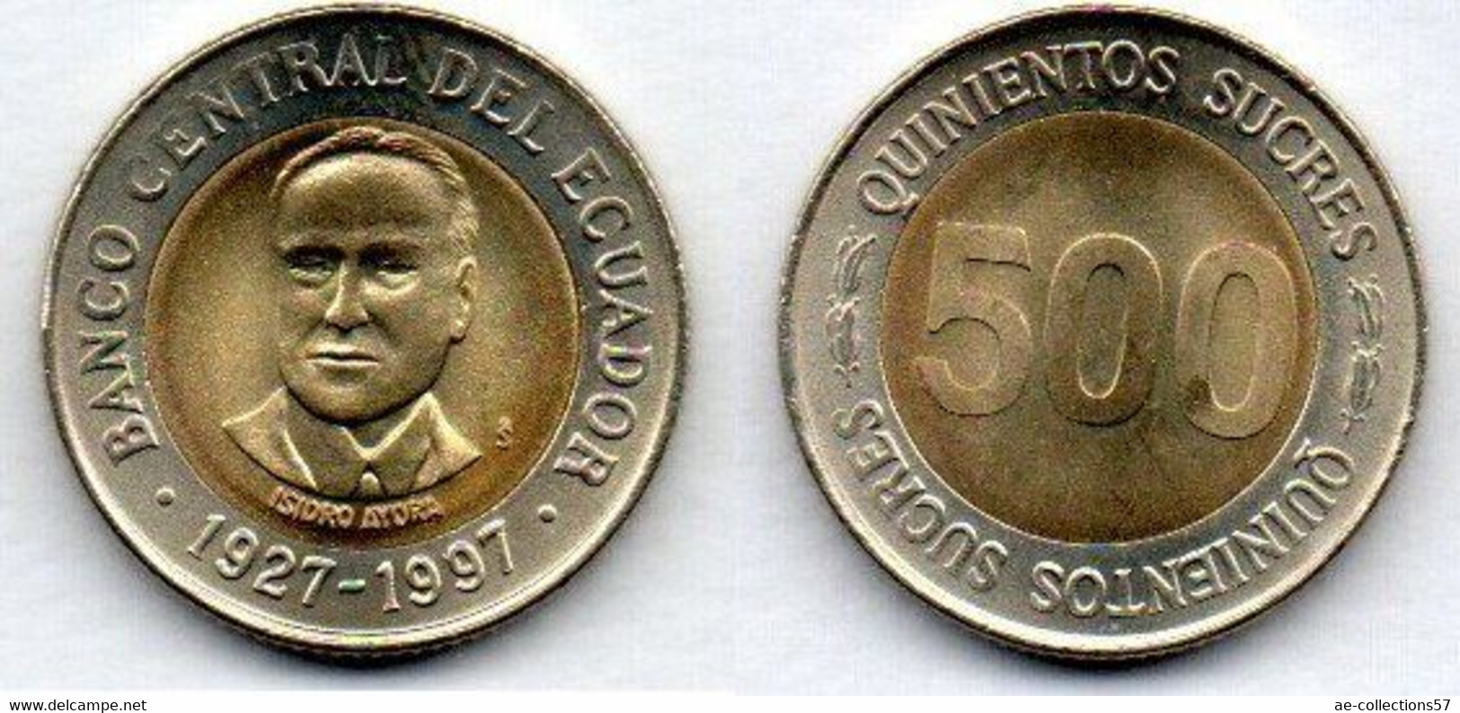 Equateur -  500 Sucres 1997 SPL - Ecuador