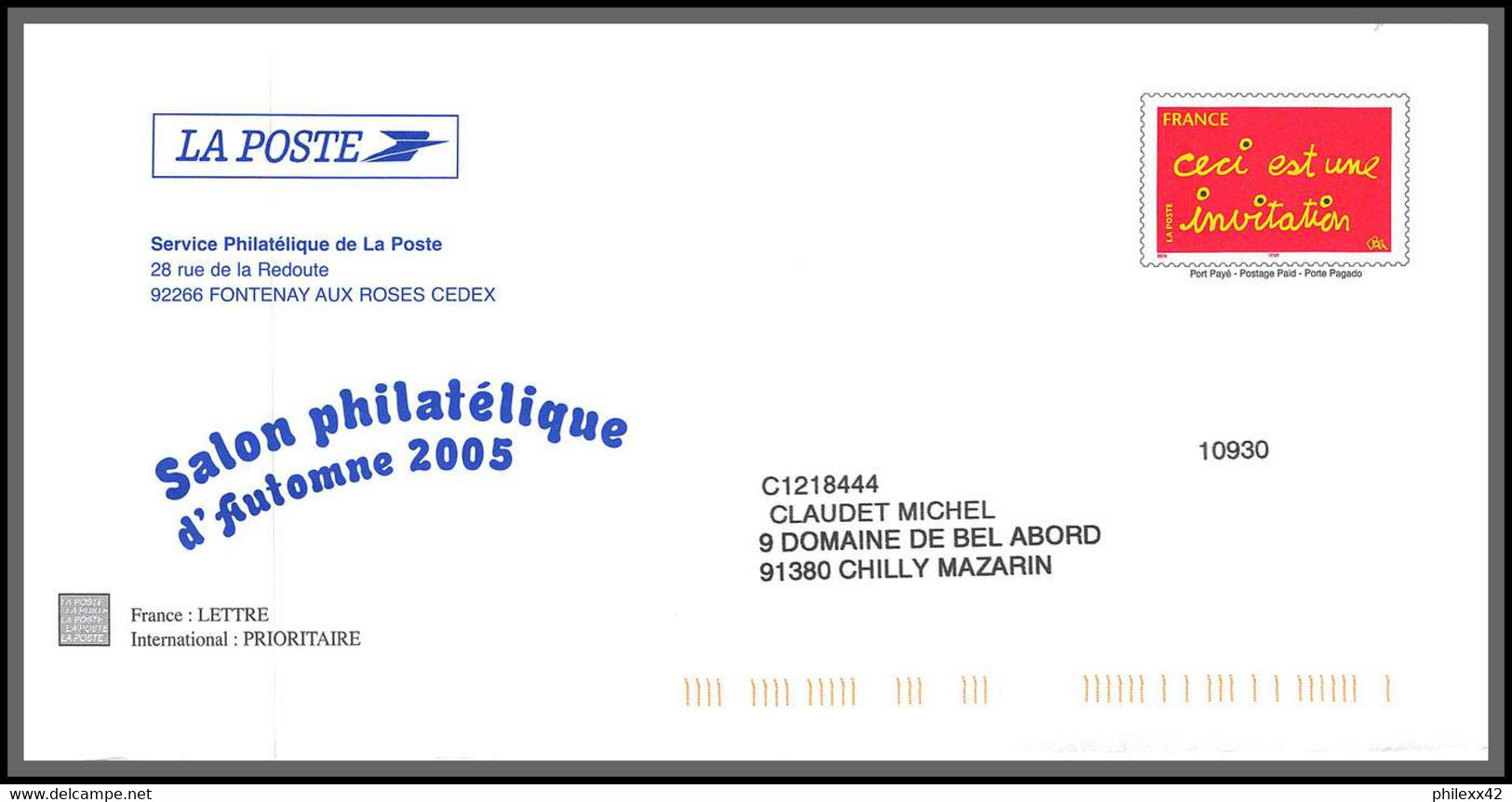 départ 1 euro - 95939 - lot de 45 entiers entier postaux stationery PAP de service...  Tous différents