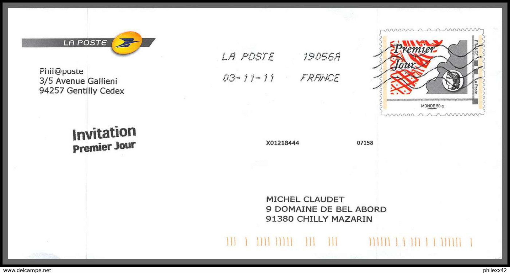 départ 1 euro - 95939 - lot de 45 entiers entier postaux stationery PAP de service...  Tous différents