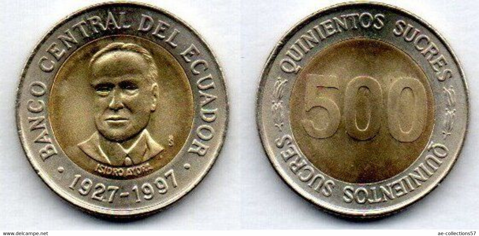 Equateur -  500 Sucres 1997 SPL - Ecuador