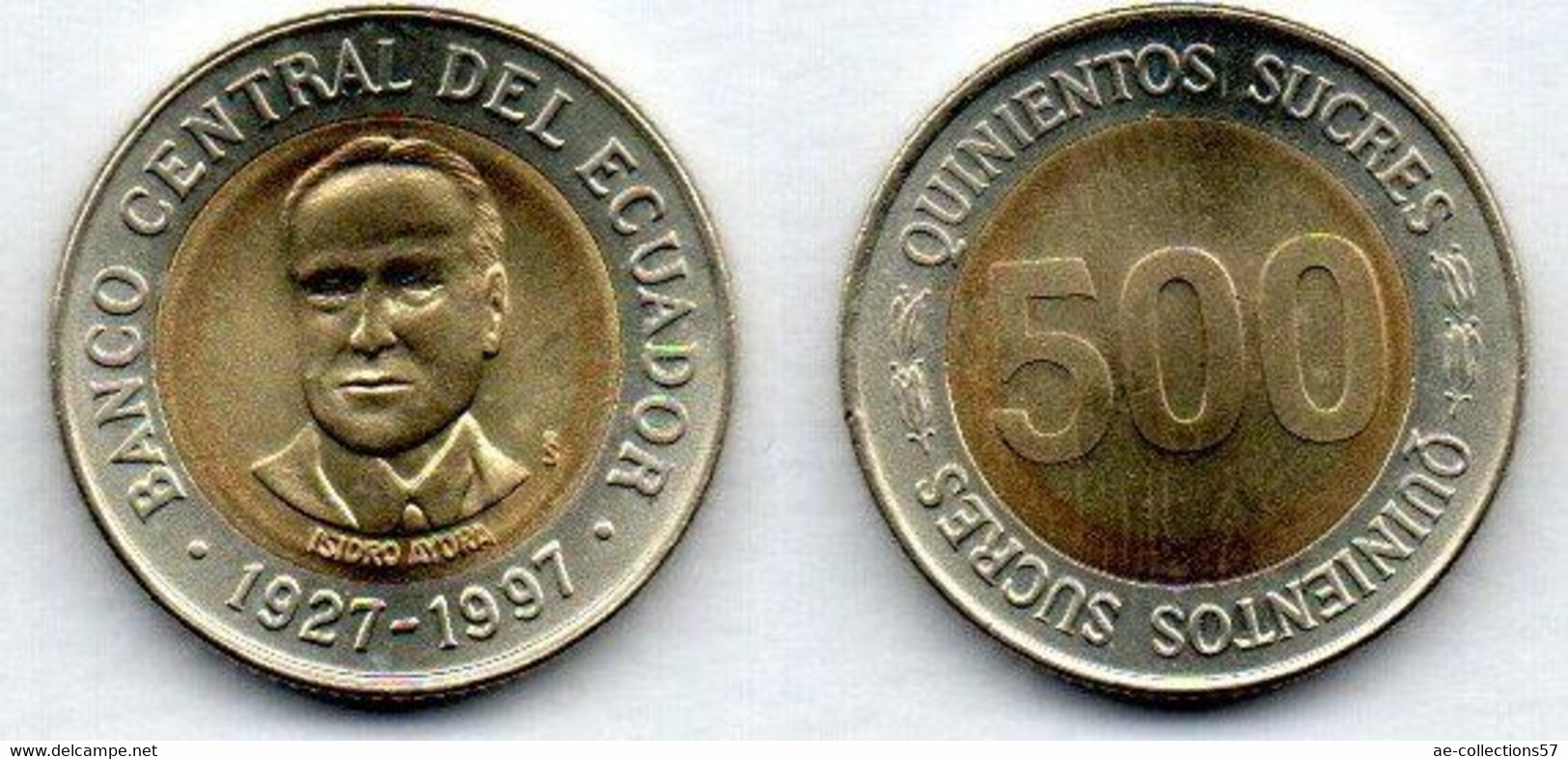 Equateur -  500 Sucres 1997 SPL - Ecuador