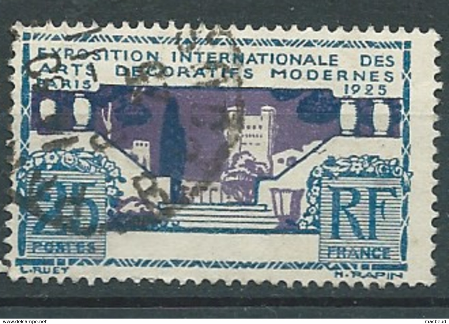 France , Yt N° 213 Oblitéré   - Cote Yvert = 1 Eu   Bip 6806 - Usati