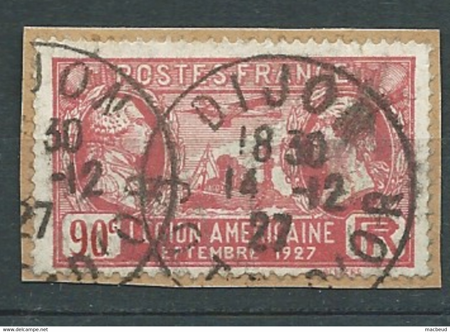 France , Yt N°244 Oblitéré Sur Fragment    - Cote Yvert = 1,80 Eu   Bip 6810 - Used Stamps