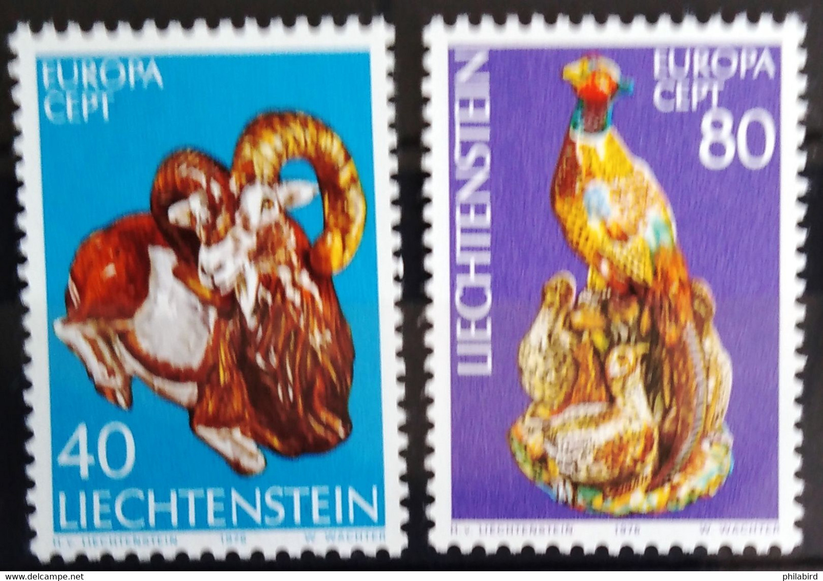 EUROPA 1976 - LIECHTENSTEIN                  N° 585/586                       NEUF** - 1976