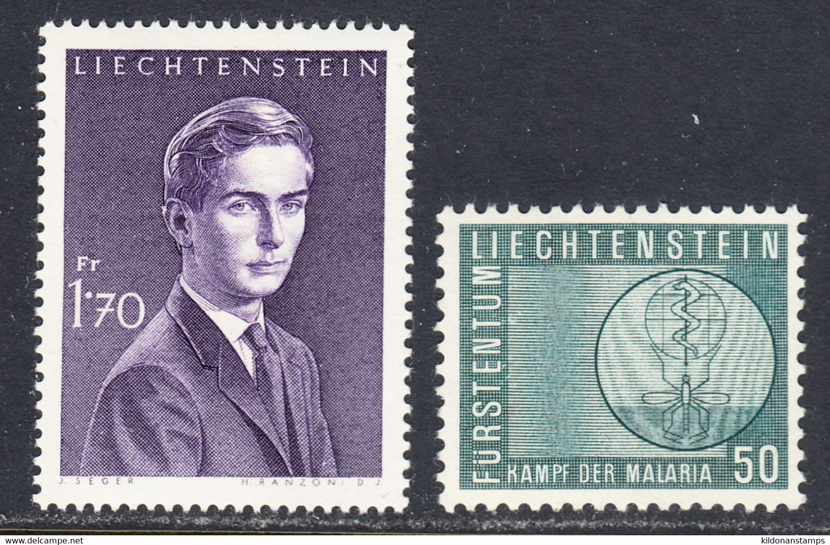 Liechtenstein 1962-64 Mint No Hinge, Sc# , SG ,Mi 419,439 - Ongebruikt