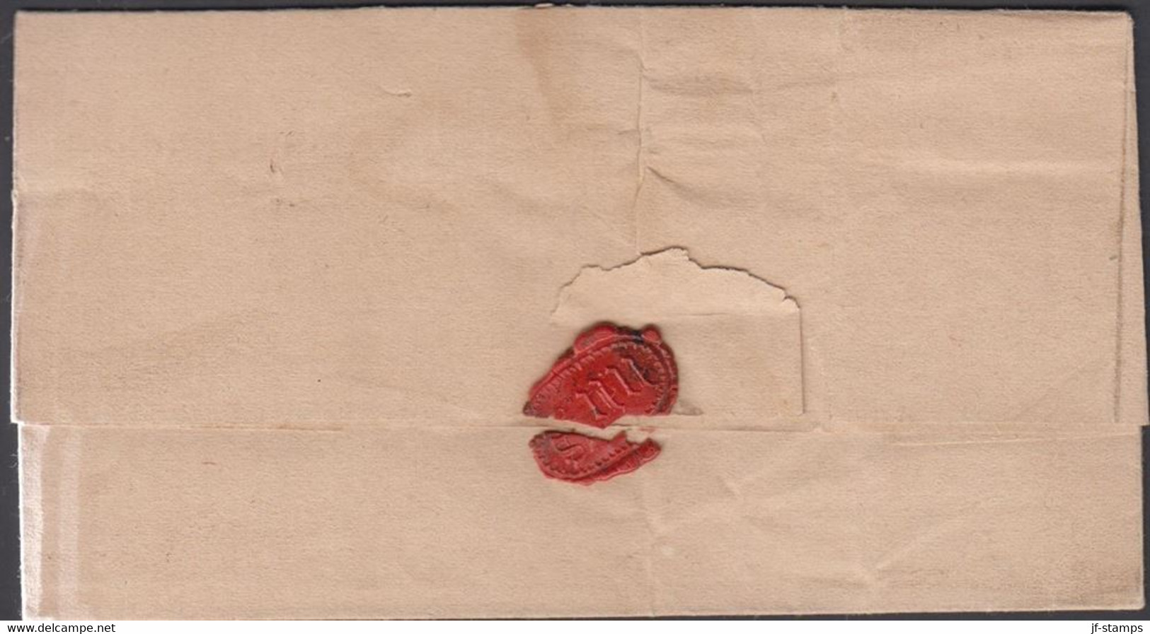 1867. NORGE. Small Cover (fold) To Gjøvik Cancelled CHRISTIANIA BYPOST 1867 + CHRISTIANIA. Dated Nydalen I... - JF427623 - ...-1855 Prefilatelia