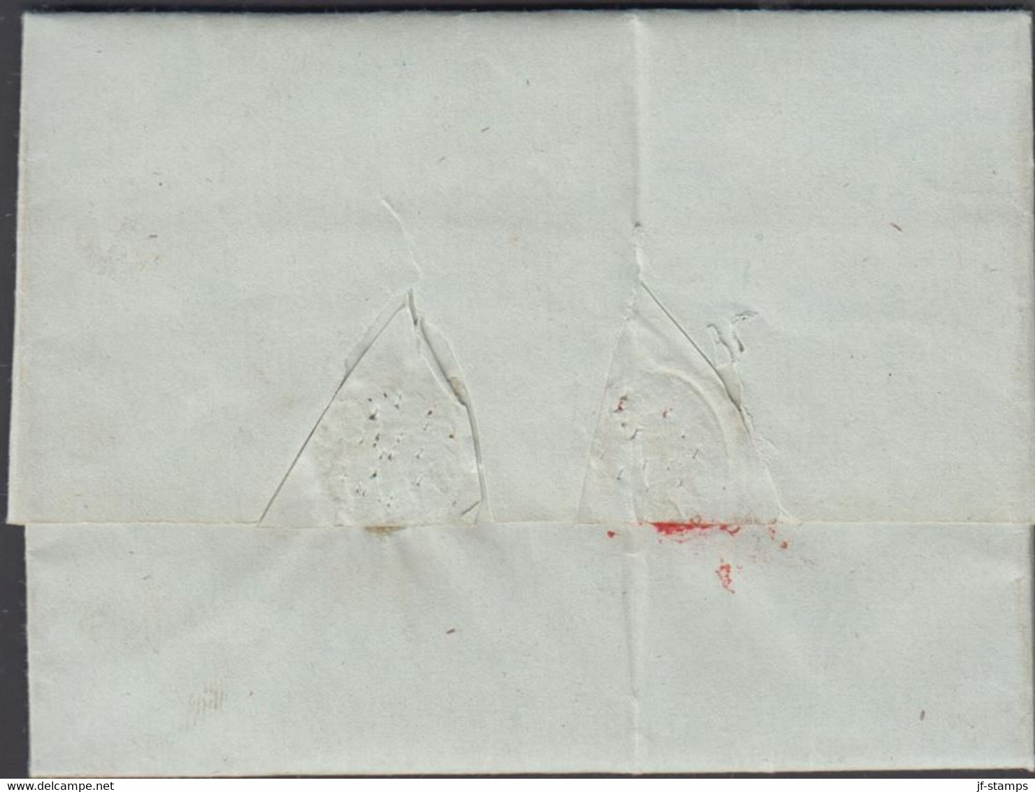 1855. NORGE. Small Beautiful Cover Dated Moen 1. November 1855. Portofri Sag. LUXUS.  - JF427638 - ...-1855 Prefilatelia