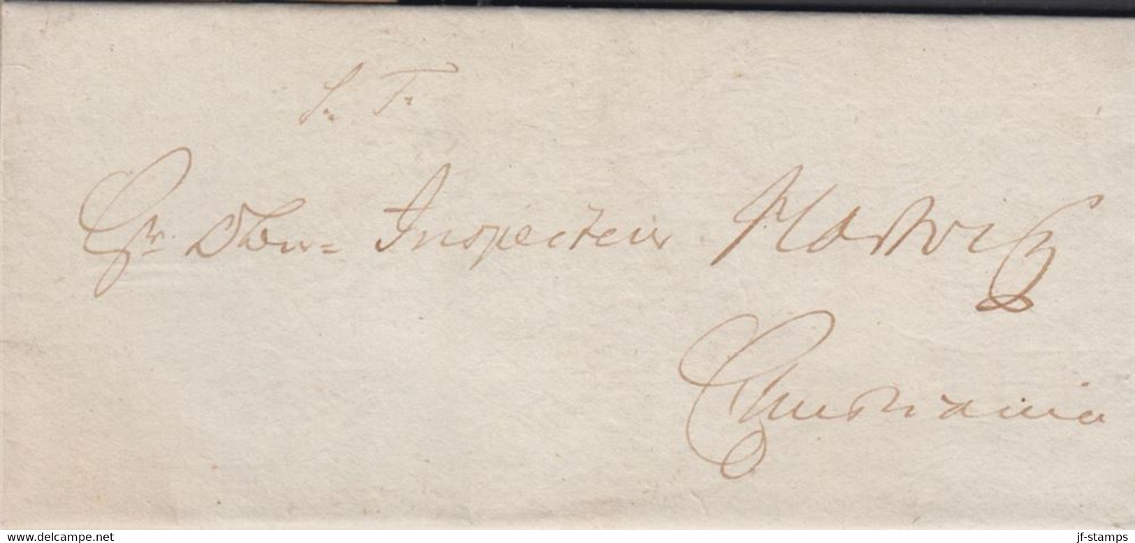1800. NORGE. Very Old Beautiful Cover Dated Christiania 23. Oct 1800. LUXUS. Interesting.  - JF427641 - ...-1855 Voorfilatelie