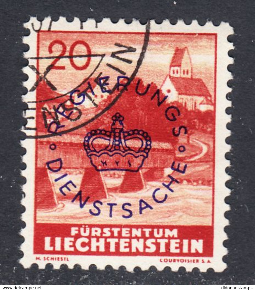 Liechtenstein 1937-41 Official, Cancelled, Sc# , SG ,Zu - Service