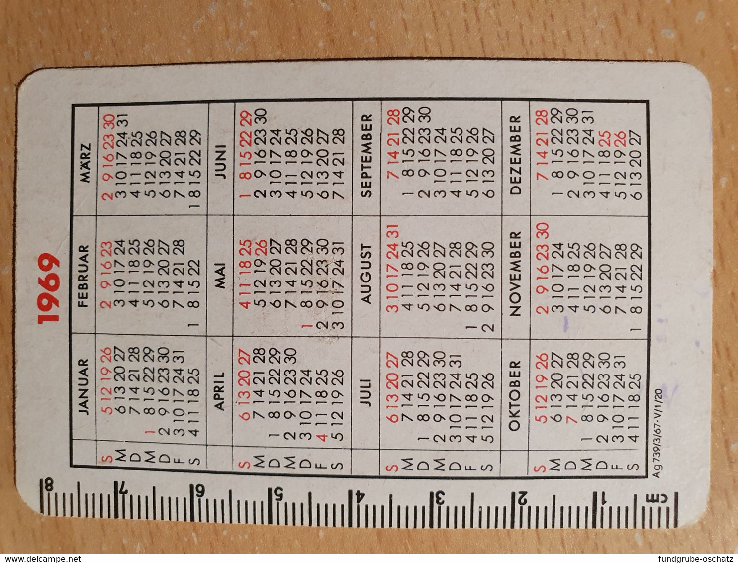 Pocket Calendar Taschenkalender DDR East Germany Filmfabrik Wolfen ORWO 1969 - Petit Format : 1961-70