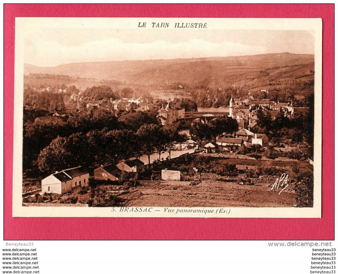 CPA (Réf : (A531) 5. BRASSAC (81 TARN) Vue Panoramique (EST) - Brassac