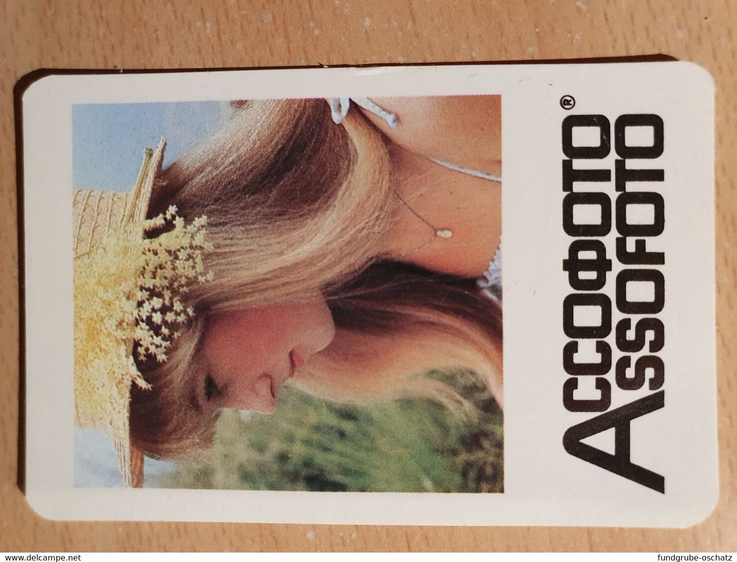 Pocket Calendar Taschenkalender DDR East Germany Assofoto 1985 ähnlich Wie ORWO - Frau Girl Portrait - Grand Format : 1981-90