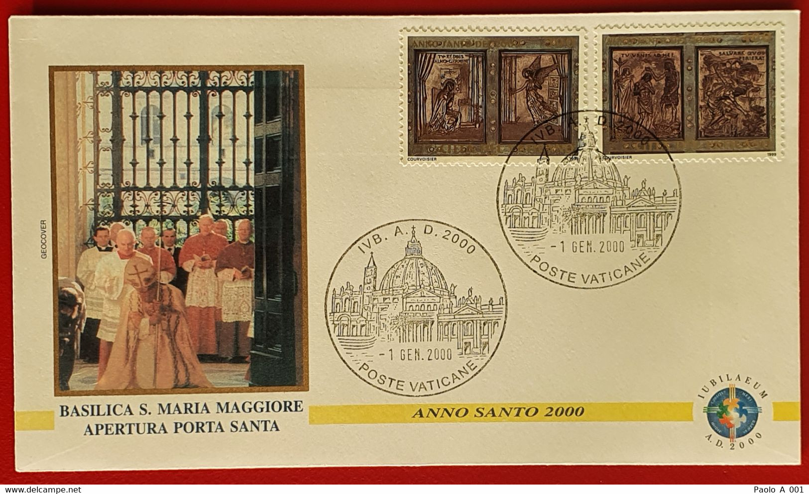 VATICANO VATIKAN VATICAN 1999 APERTURA PORTA SANTA SANTA MARIA MAGGIORE OPENING HOLY DOOR ANNO DOMINE 2000 - Brieven En Documenten