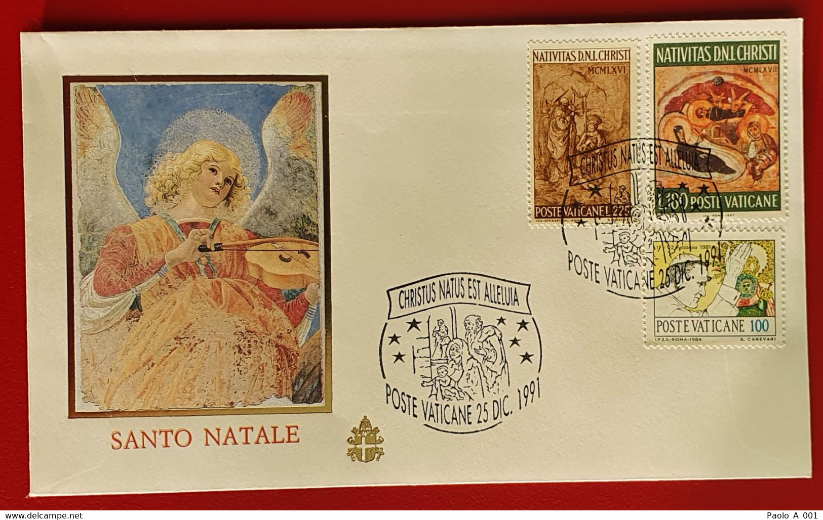 VATICANO VATIKAN VATICAN 1991 SANTO NATALE CHRISTMAS NATIVIDAD WEIHNACHTEN NOEL - Brieven En Documenten