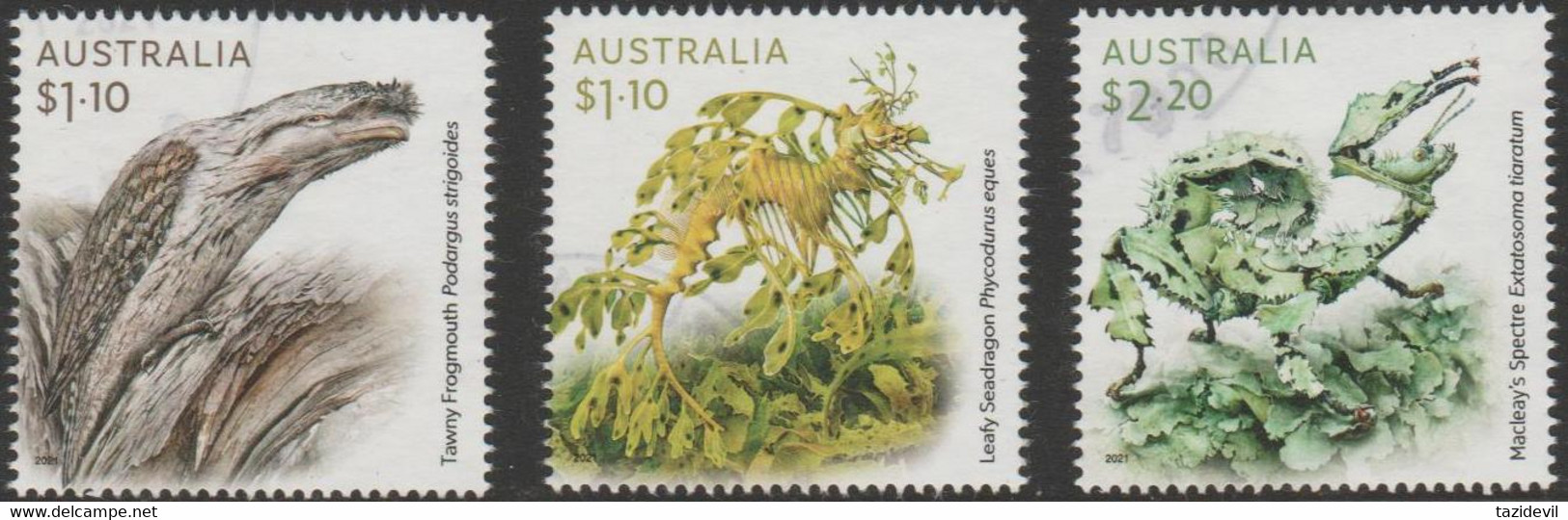 AUSTRALIA - USED 2021 $4.30 Nature's Mimics - Set Of Three - Oblitérés