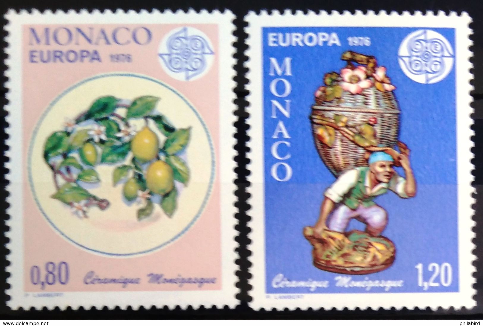 EUROPA 1976 - MONACO                    N° 1062/1063                        NEUF** - 1976