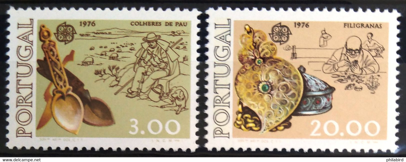 EUROPA 1976 - PORTUGAL                    N° 1291/1292                        NEUF** - 1976