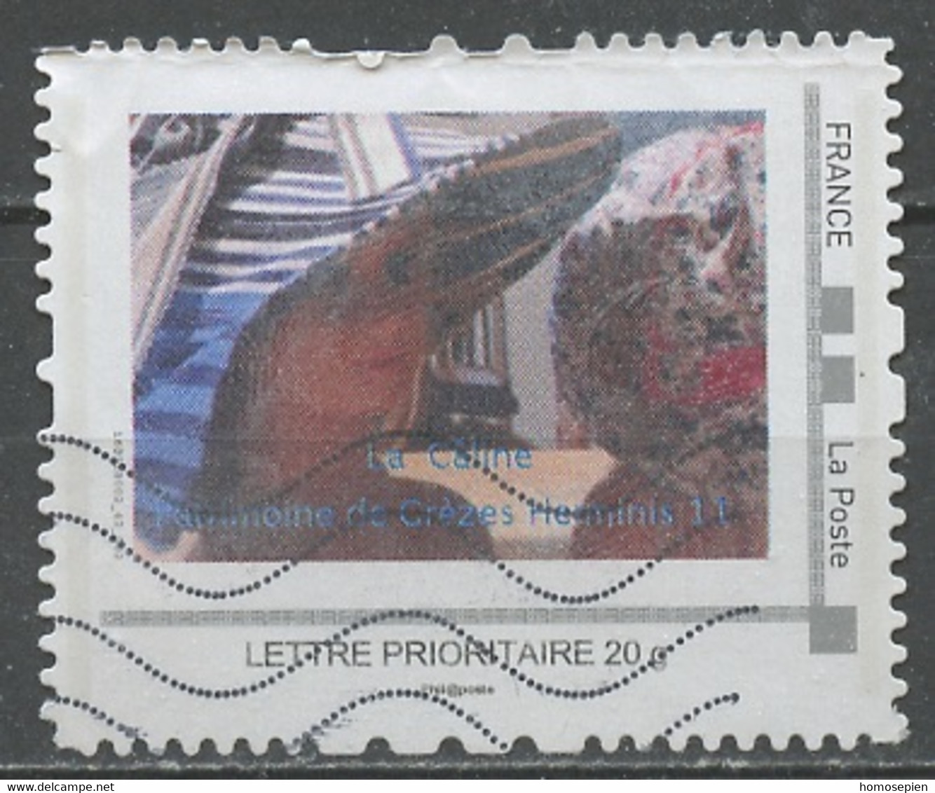 France - Frankreich Timbre Personnalisé 2007 Y&T N°MTAM01-011 - Michel N°BS(?) (o) - Patrimoine De Grèzes Herminis - Used Stamps