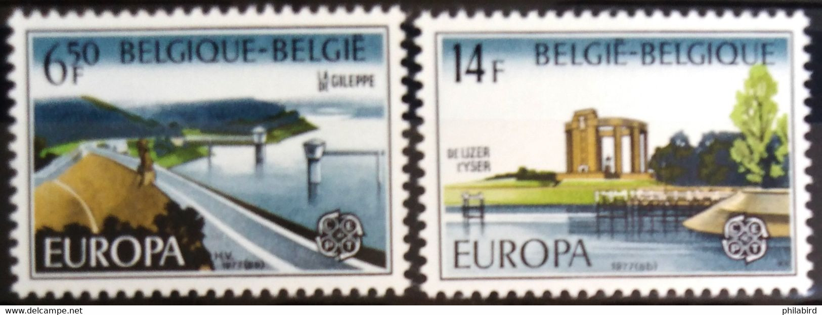 EUROPA 1977 - BELGIQUE                    N° 1848/1849                        NEUF** - 1977