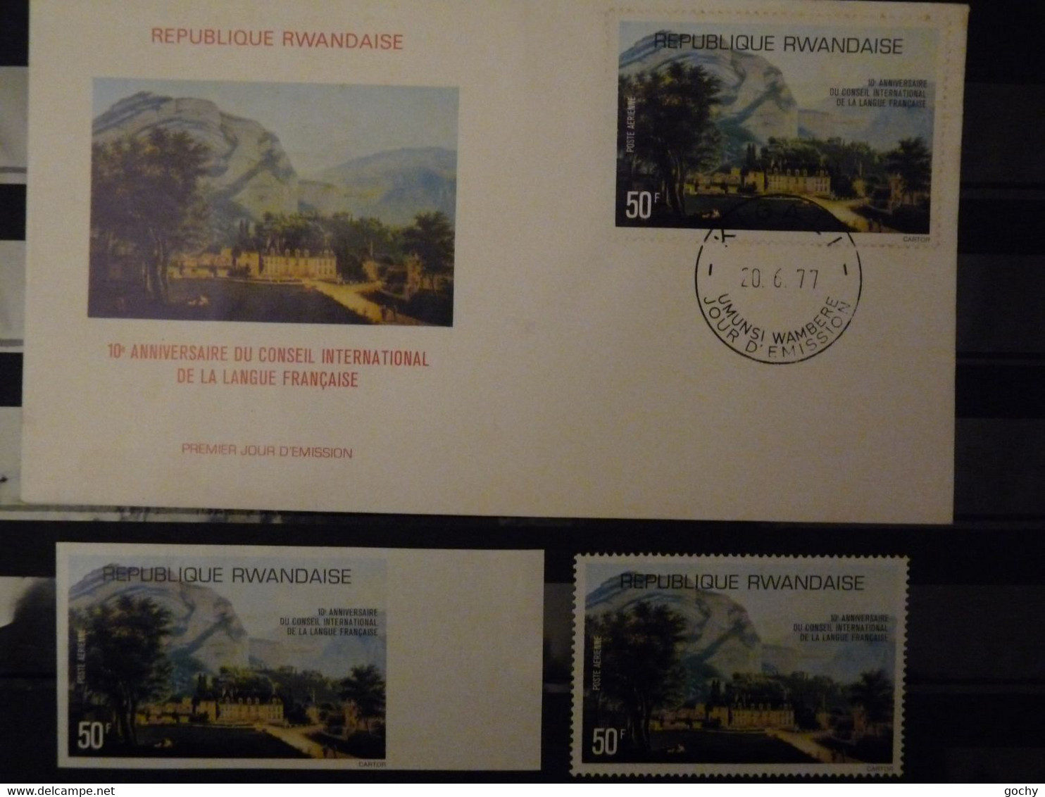 RWANDA : 1977 :  PA 11 ** + ND + FDC    - Cat.: 22€ - Other & Unclassified