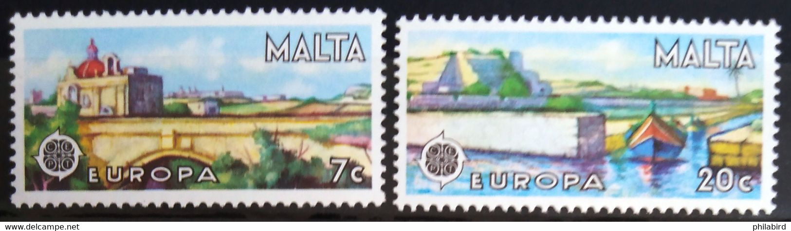 EUROPA 1977 - MALTE                    N° 549/550                        NEUF** - 1977