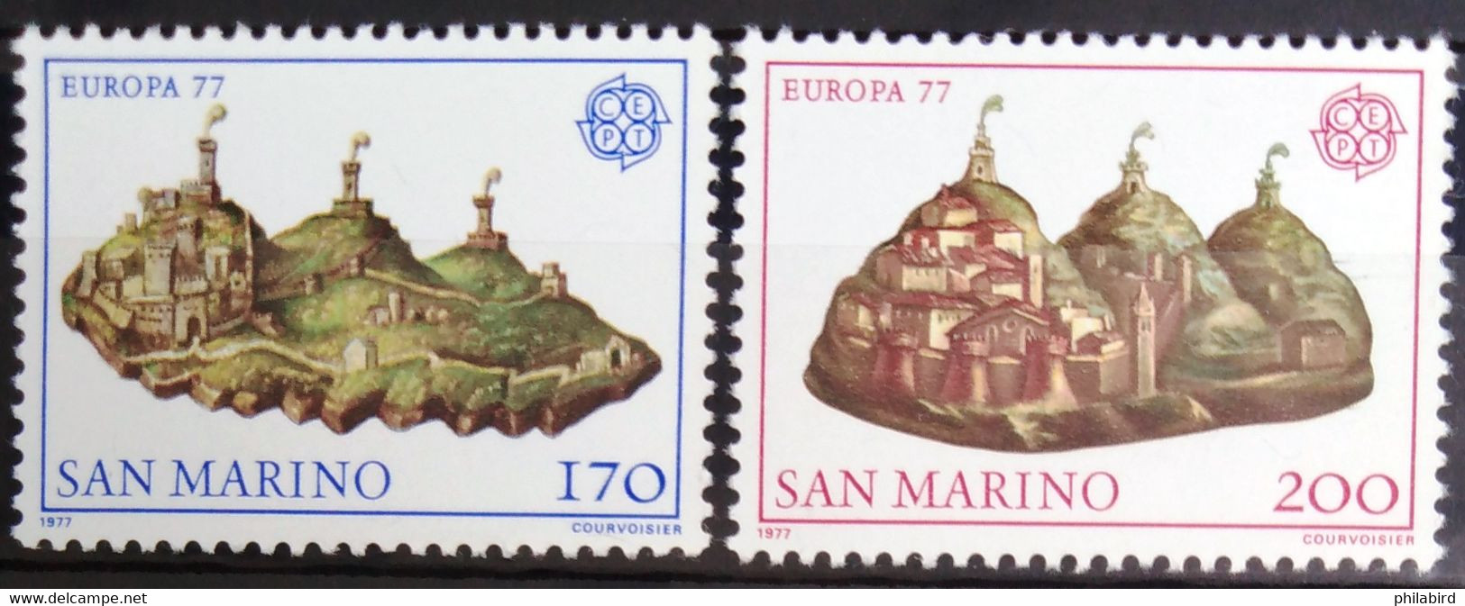 EUROPA 1977 - SAINT MARIN                    N° 933/934                        NEUF** - 1977