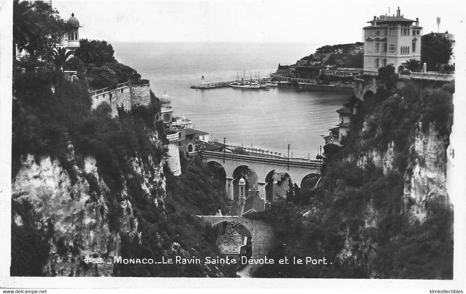 MONACO - 1939 LE RAVIN SAINTE DEVOTE ET LE PORT - La Condamine