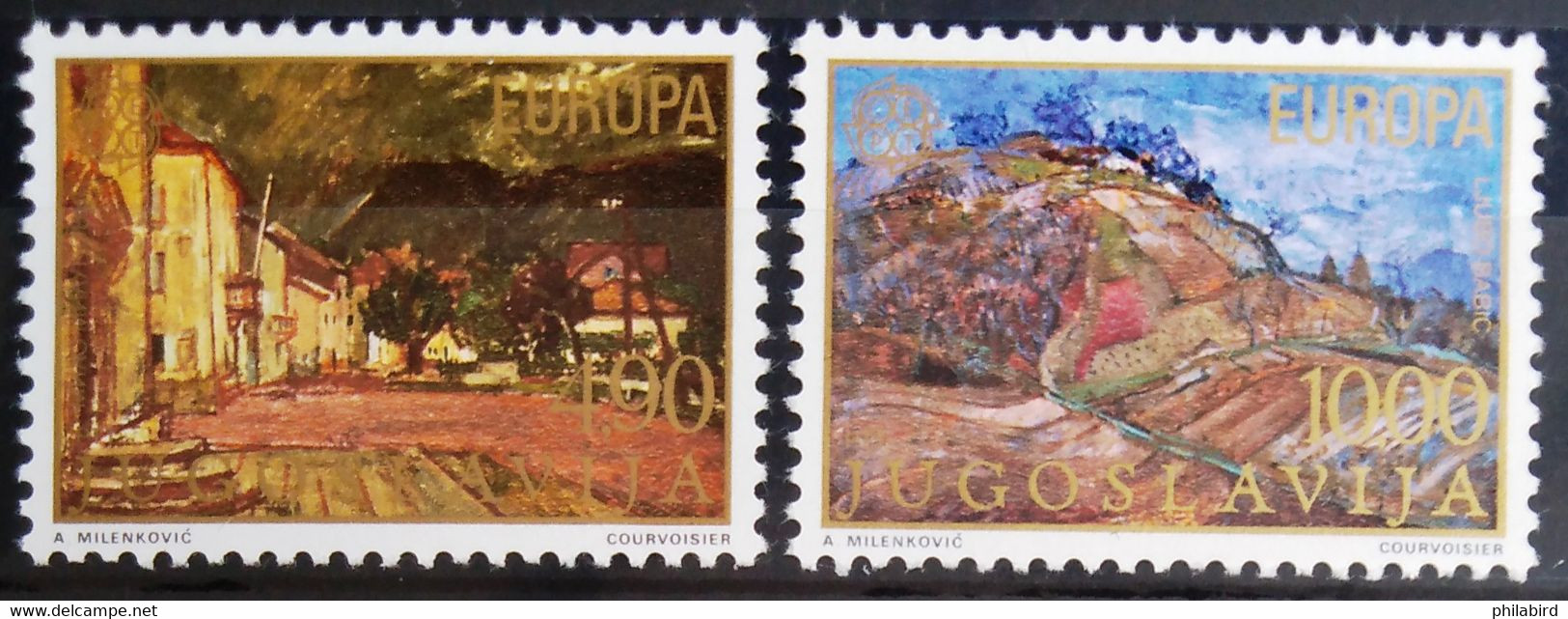 EUROPA 1977 - YOUGOSLAVIE                   N° 1573/1574                        NEUF** - 1977