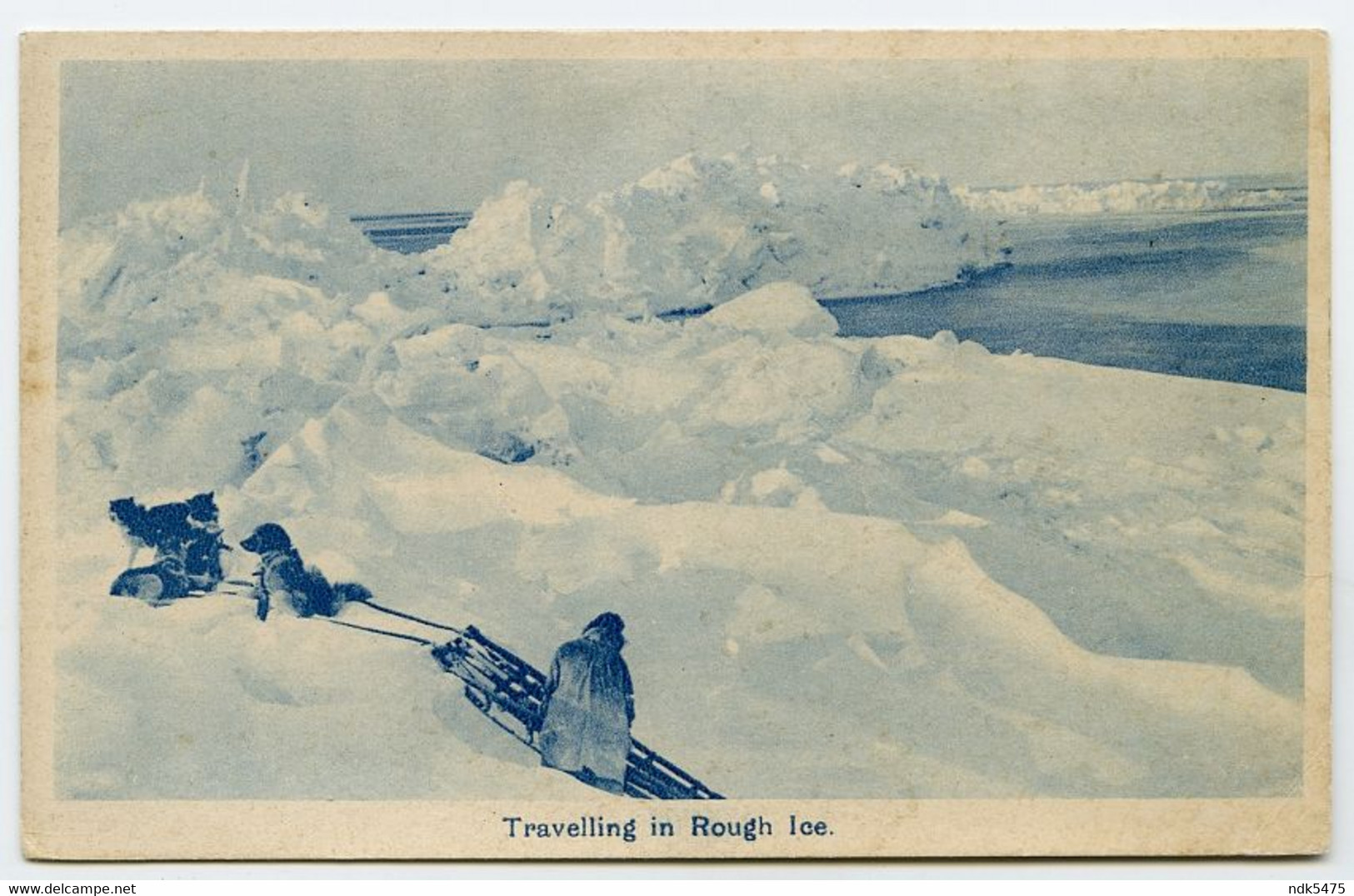 ARCTIC : TRAVELLING IN ROUGH ICE / ESKIMO SLED / ARCHDEACON OF THE ARCTIC - FLEMING / DWELLERS IN ARCTIC NIGHT - Autres & Non Classés