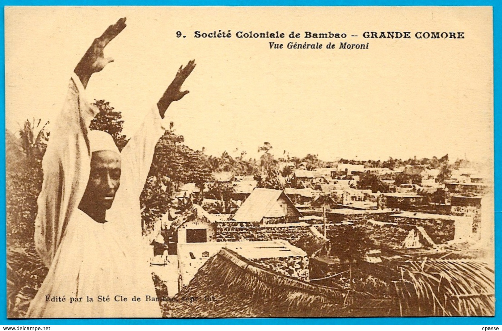 CPA Comores GRANDE COMORE - Vue Générale De MORONI ° Société Coloniale De Bambao - Komoren