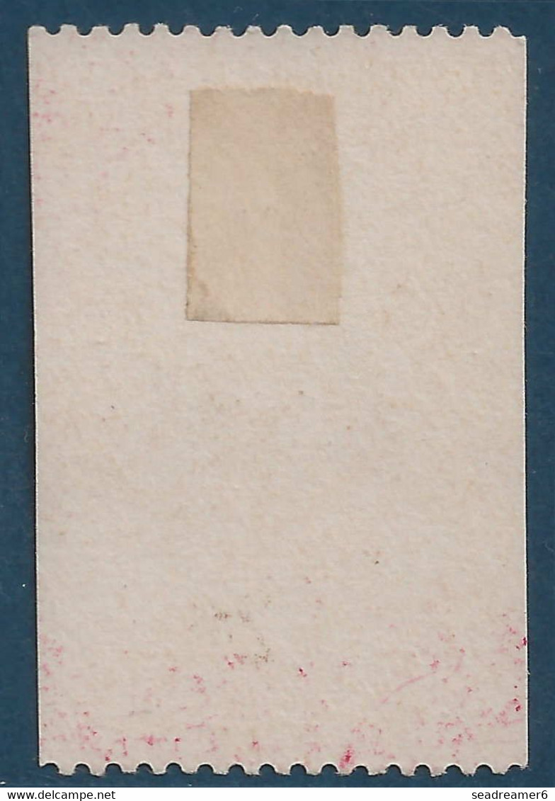 France Colonies Françaises Congo N°40 2Fr  Essai Dentelé 2 Cotés ! Sur Papier Carton Carmin Et Brun Rare ! - Neufs