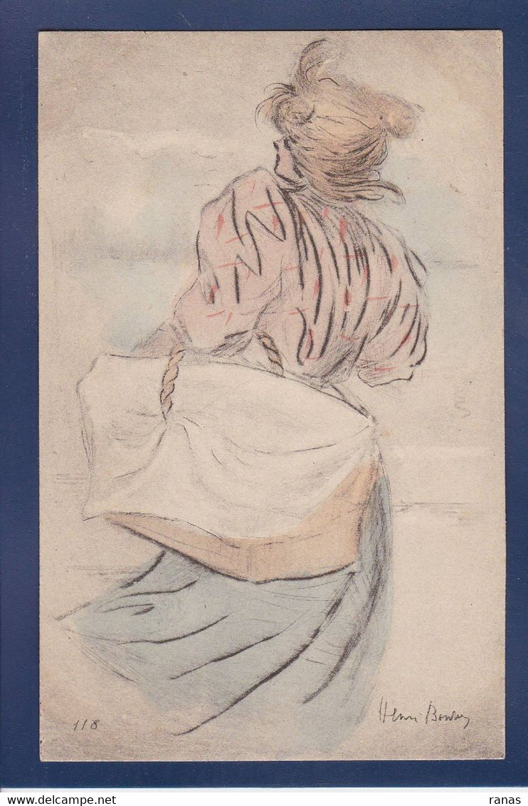 Cpa Boutet Henri Art Nouveau Non Circulé Femme Woman - Boutet