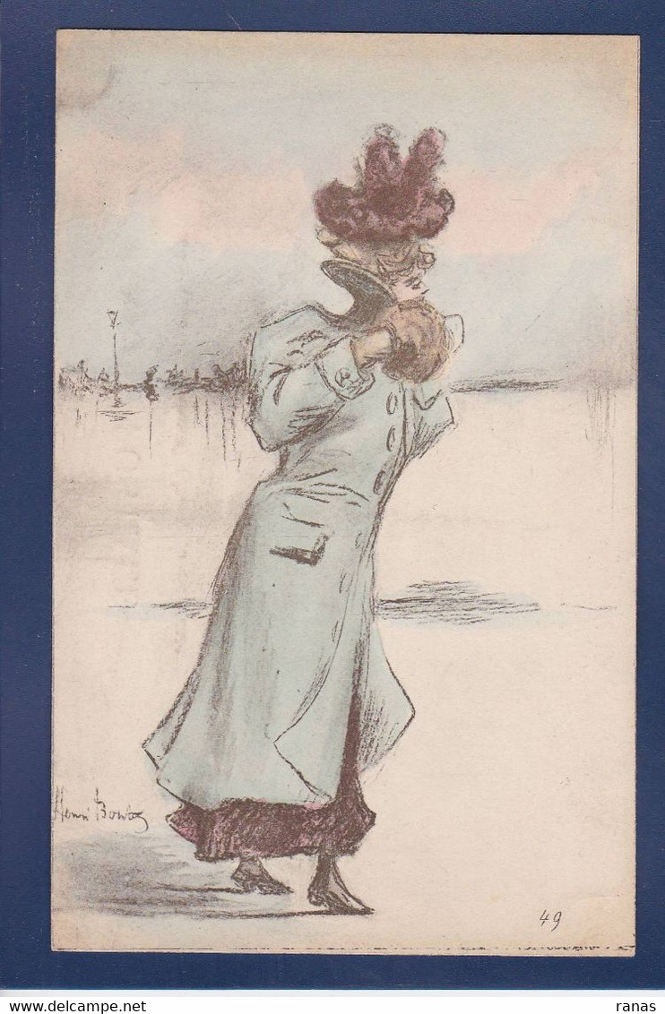Cpa Boutet Henri Art Nouveau Non Circulé Femme Woman - Boutet