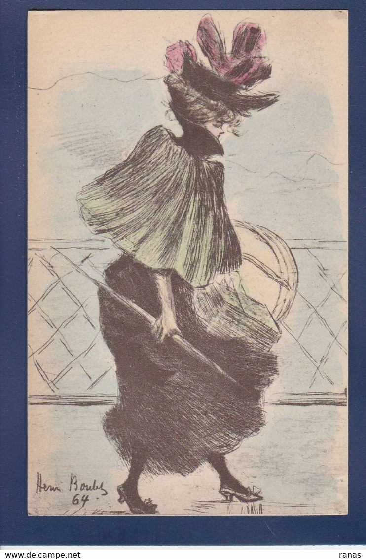 Cpa Boutet Henri Art Nouveau Non Circulé Femme Woman - Boutet