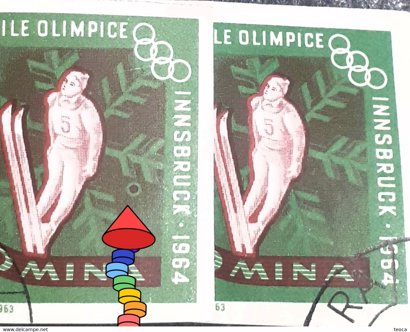 Stamps Errors Romania 1963 # Mi 2203 Printed With A Circle  Used - Abarten Und Kuriositäten