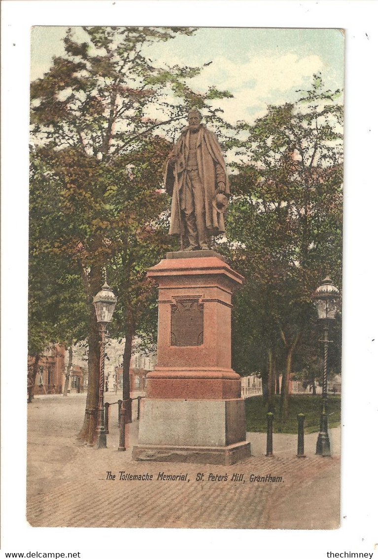 Grantham Tottemach Memorial Statue Lincolnshire Unused - Altri & Non Classificati