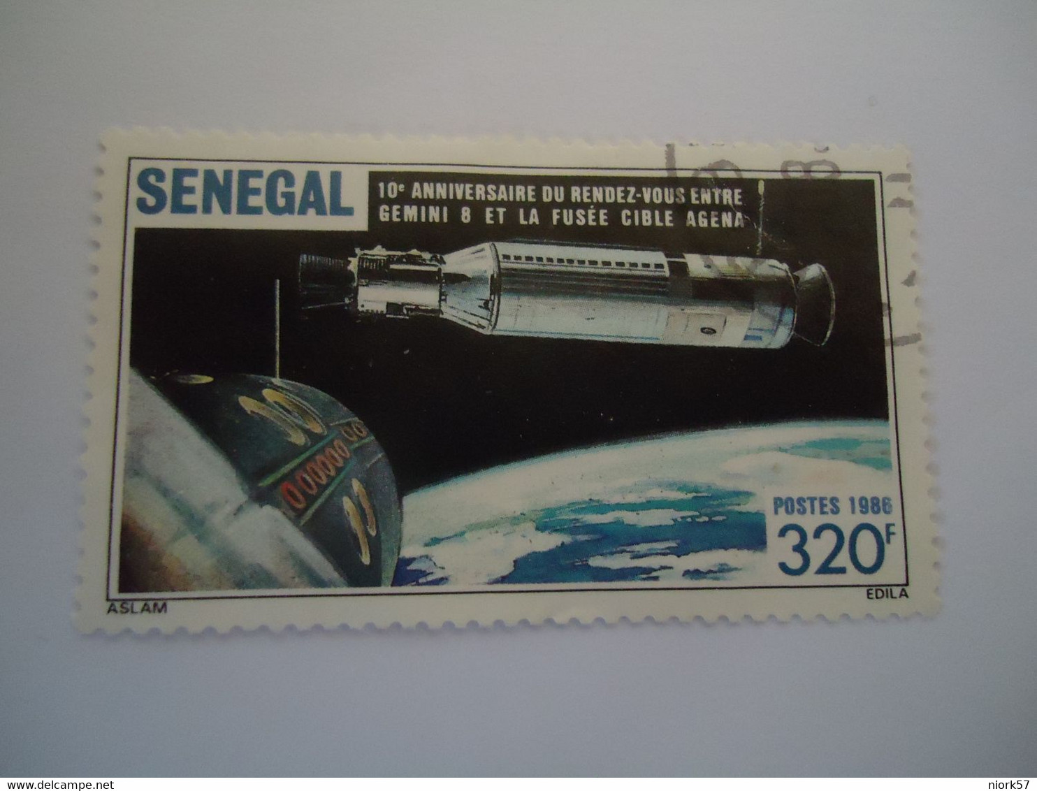 SENEGAL    USED STAMPS  SPACE - Usati