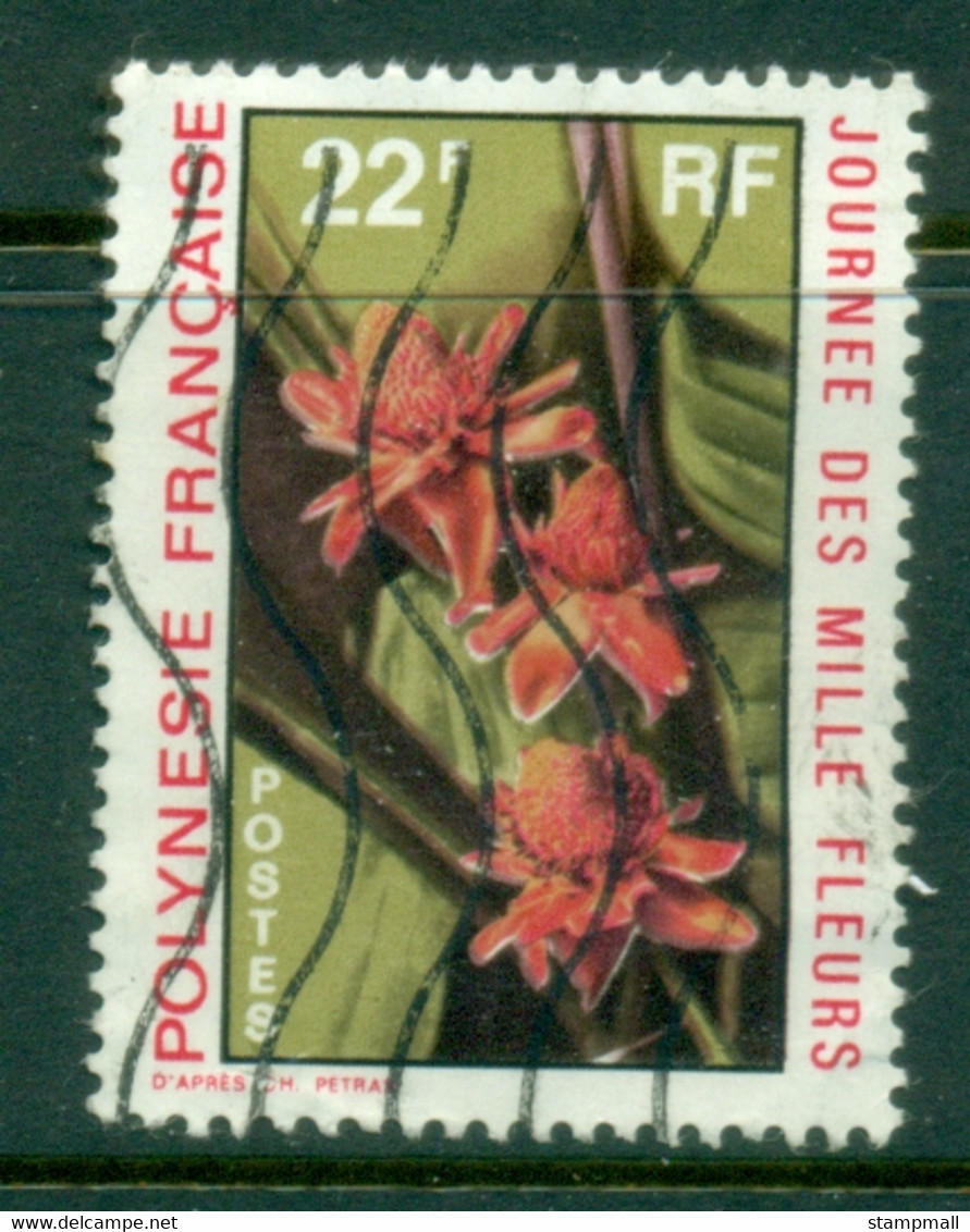 French Polynesia 1971 Day Of A Thousand Flowers 22f FU - Used Stamps