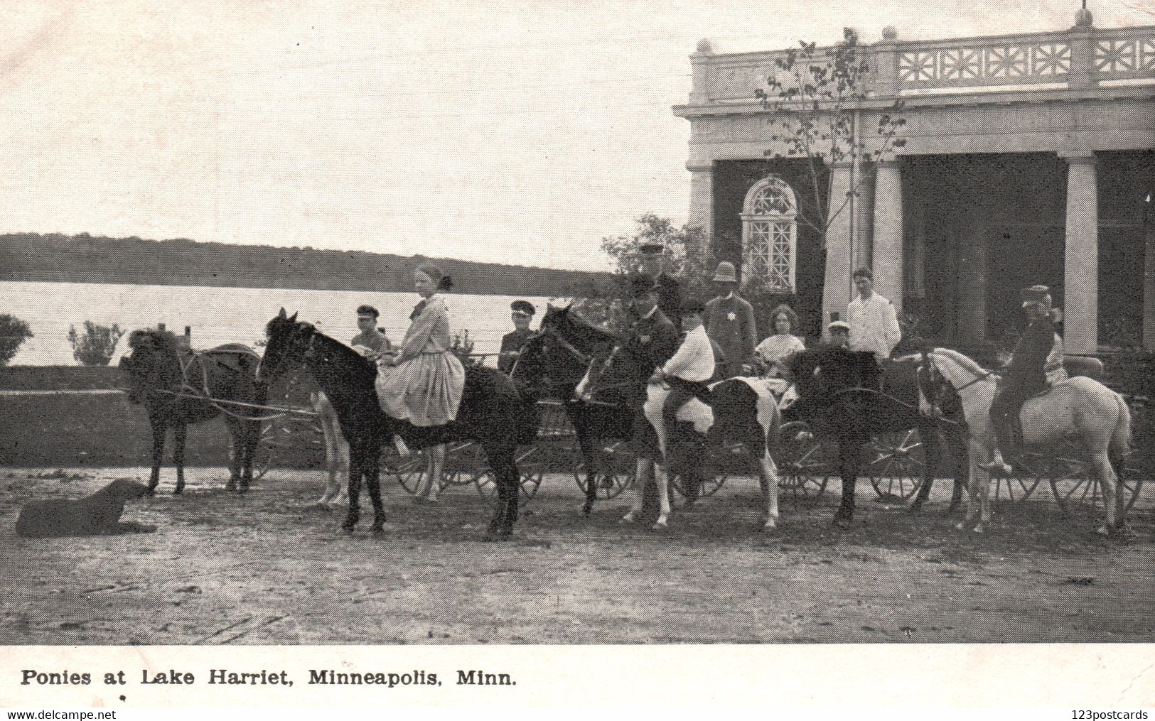 Ponies At Lake Harriet, Minneapolis - Minnesota - RARE! - Minneapolis