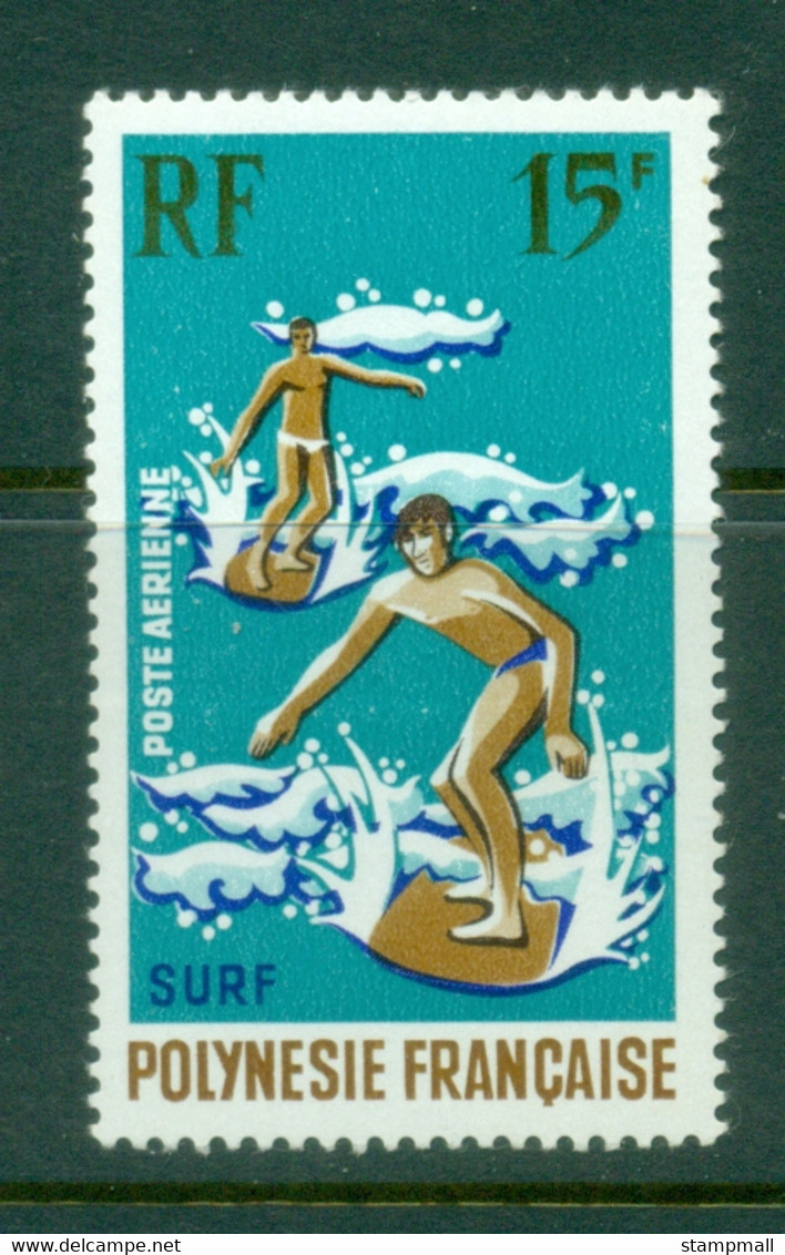 French Polynesia 1971 Watersports 15f Sailing MUH - Unused Stamps