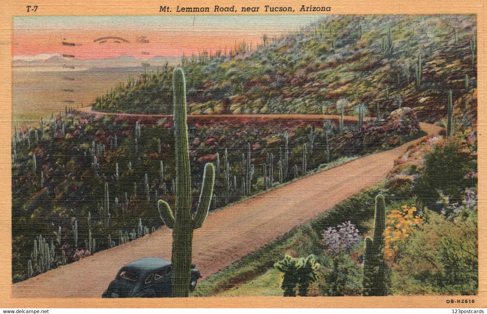 Mt. Lemmon Road, Near Tucson, Arizona - With ASN/Army - VERY RARE! - Tucson