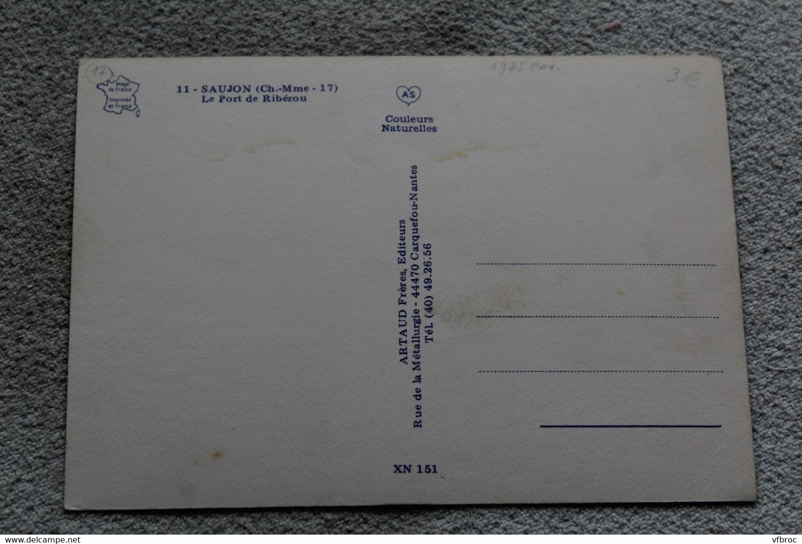 G624, Cpm, Saujon, Le Port De Ribérou, Charente Maritime 17 - Saujon