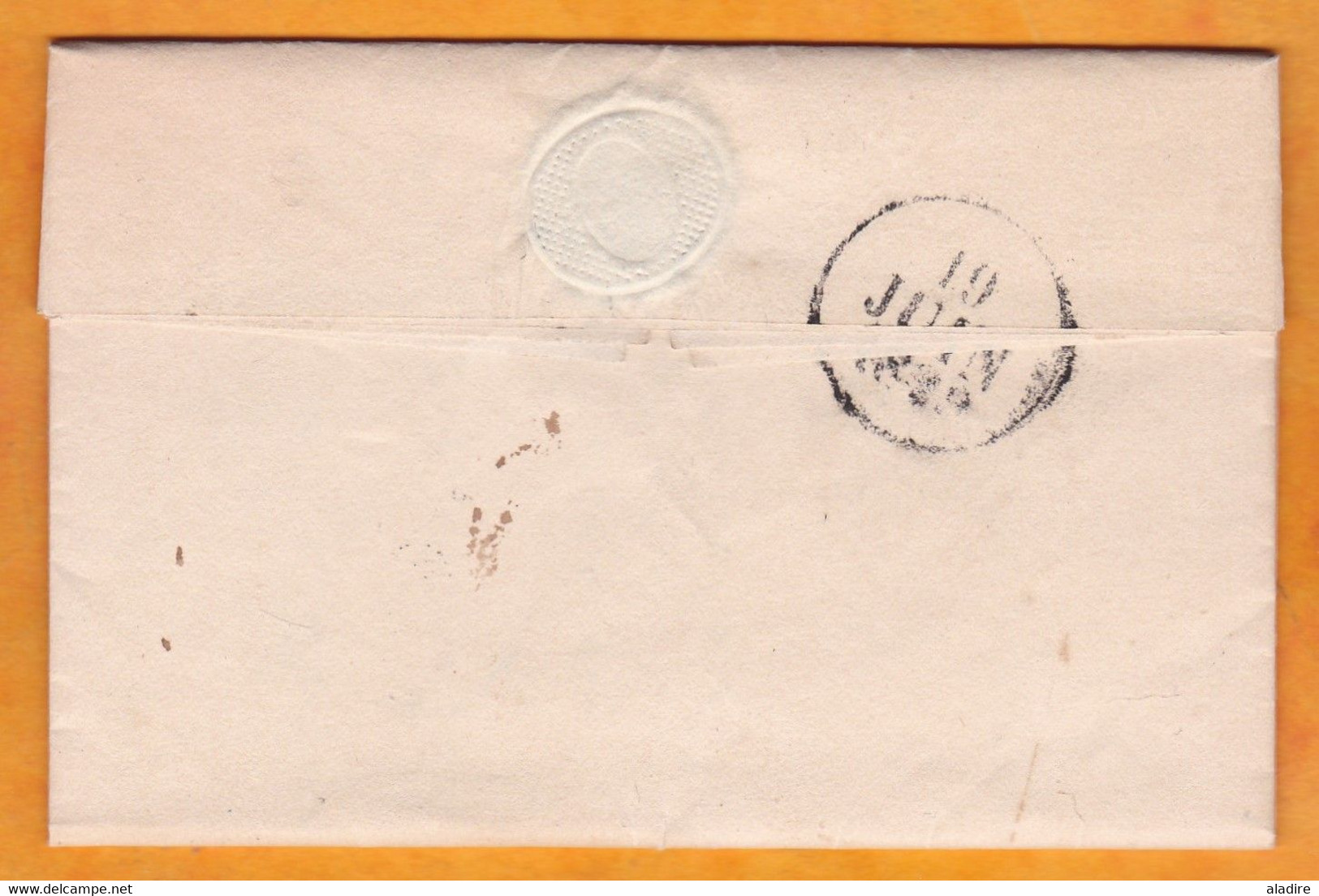 1830 - Marque Postale 83 SENS Sur Lettre Pliée Avec Correspondance Vers DIJON - Dateur En Arrivée - 1801-1848: Précurseurs XIX