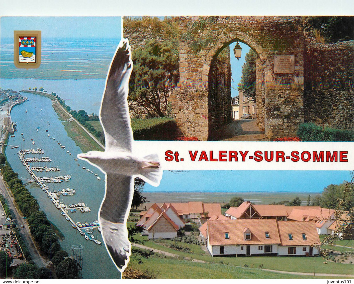 CPSM SAINT VALERY SUR SOMME - Multivues    L1143 - Saint Valery Sur Somme