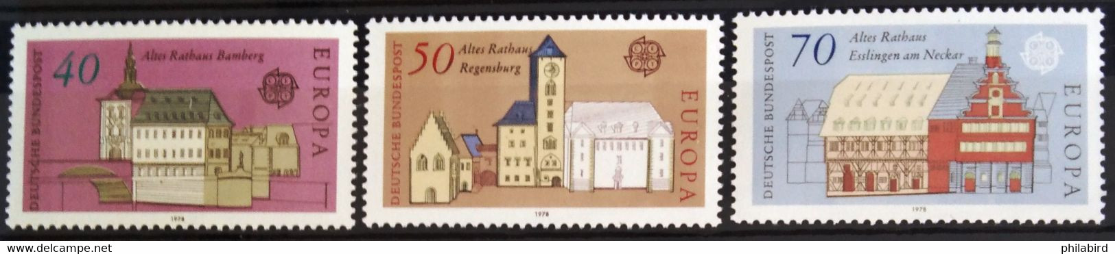EUROPA 1978 - ALLEMAGNE                    N° 816/818                        NEUF** - 1978