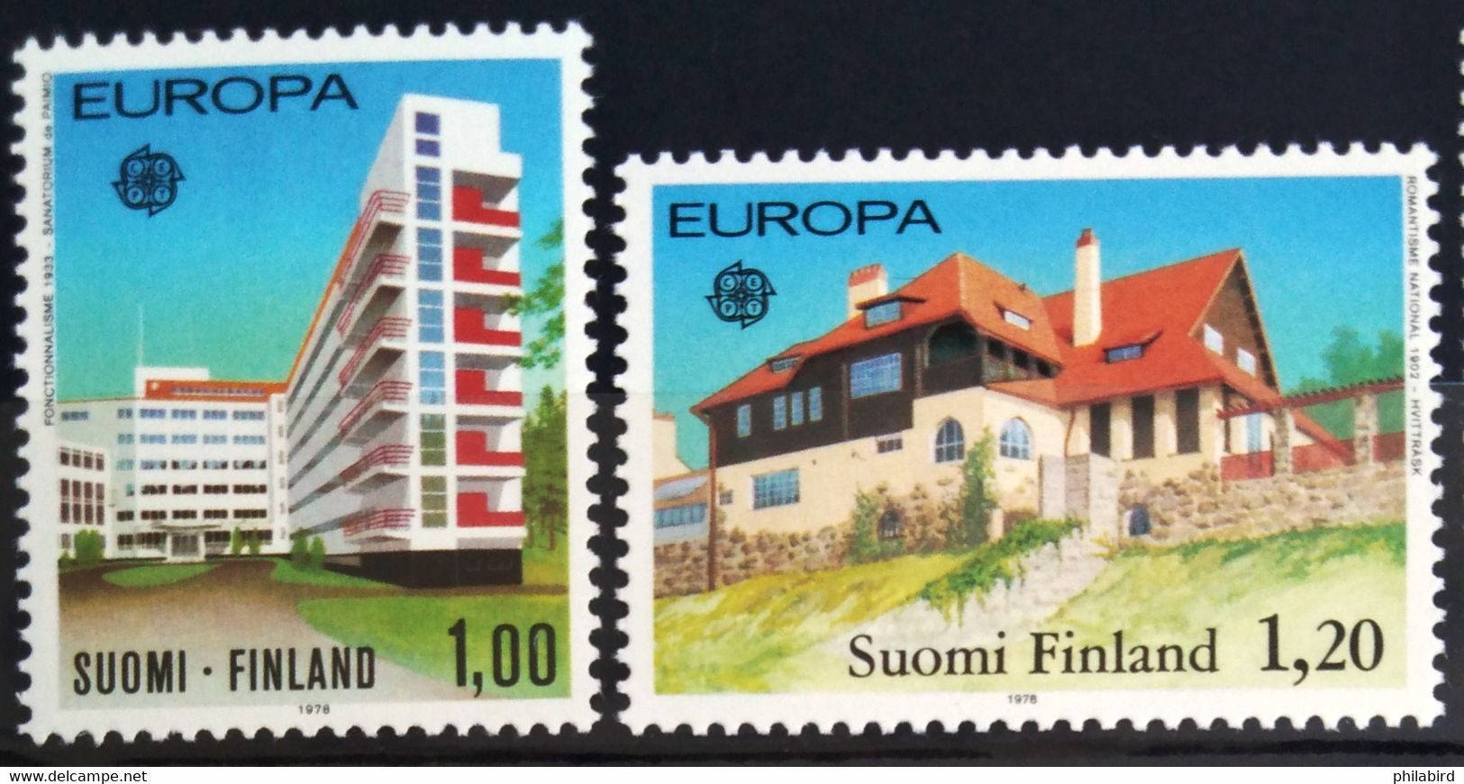 EUROPA 1978 - FINLANDE                   N° 788/789                        NEUF* - 1978