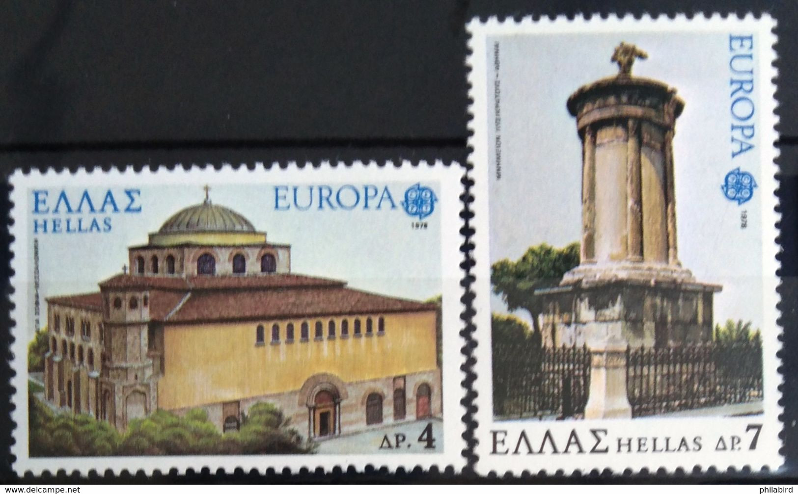 EUROPA 1978 - GRECE                   N° 1286/1287                        NEUF* - 1978