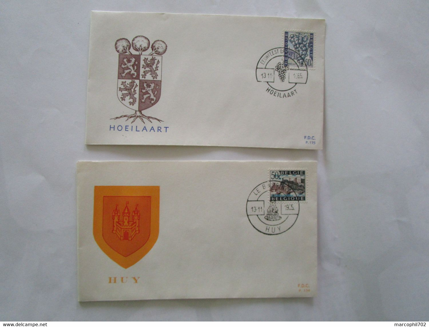 Lot De 10 FDC BELGIQUE - Ohne Zuordnung